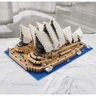 Lego architectural puzzle model toy OPERA SYDNEY HOUSE with LED II NON LEGO II NANOBLOCKS