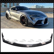A90 A91 MK5 Front Lip Real Carbon Fiber Front Bumper Lip Spoiler For Toyota Supra A90 A91 MK5 2019UP