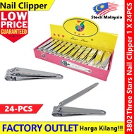 【24-PCS】Three Stars Nail Clipper 1 X 24-PCS #3802 #Nail Clipper #24PCS #GutingKuku #小指甲剪