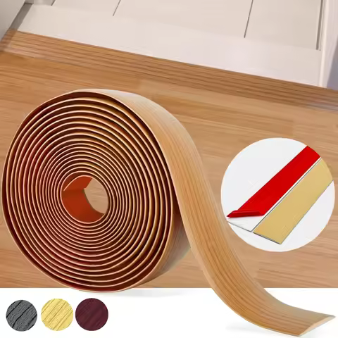 1PC 3metersX4cm Self Adhesive Floor Transition Strip Laminate Floor Flat Divider for Joining Floor G