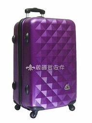 《補貨中缺貨葳爾登》25吋Bear Box輕硬殼旅行箱防水360度行李箱摔不破登機箱BB晶鑽25吋紫色