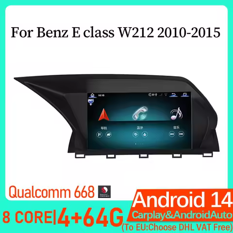 OEM 8" Android 14 System For Mercedes Benz E Class W212 W207 2010-13 Carplay Car Video Player Naviga