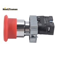 22mm NC Red Mushroom Emergency Stop Push Button Switch 600V 10A ZB2-BE102C XB2-BS542X1