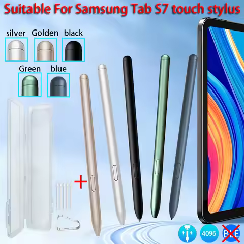 Replacement Stylus S Pen For Samsung Tab S7 S7 Plus S7 FE 4096 Pressure Sensitivity Electromagnetic 