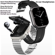 [Ready Stock] D8 Headset Watch Two-in-One Bluetooth Headset Smart Watch Sports Fashion Couple Phone 