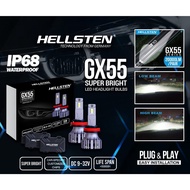 Hellsten GX55 WHITE ALL SOCKETS | H4 / 9012 / H11 / 9005 / HB3 / 9006 / HB4 / H7 / H1 |
