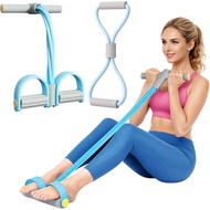 Pedal Resistance Band with Handle, 2-Pack Resistance Bands for Working Out, Portable Full-Body Train