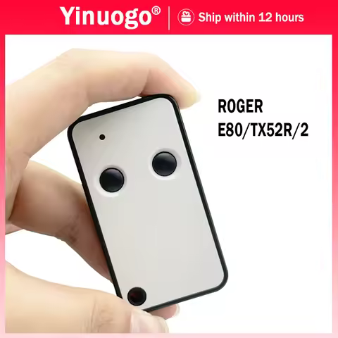 ROGER Remote Control E80 TX52R TX54R 2 H80 TX22 M80 TX44R TX12 TX14 Fixed Code Handheld Transmitter 