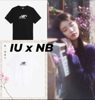 IU 花書籤 x 🇰🇷韓國 New Balance 限量版 短tee IU x NB Flower Logo