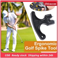 ChicAcces Heavy Duty Golf Spike Remover Ergonomic Golf Spike Tool Golf Spike Wrench with Ergonomic H