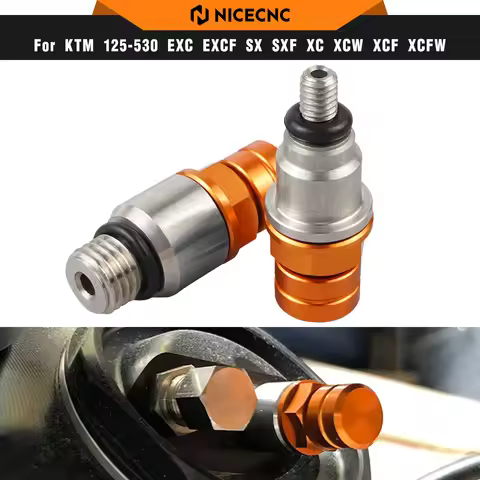 For KTM SX 125 SX 250 SXF 450 XC 300 XCF 350 M4x0.7 M8x1.0 Fork Air Bleeder Valve Screw For Husqvarn