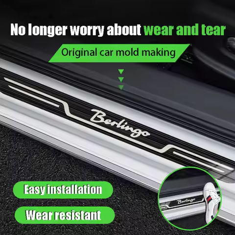 Suitable for Citroën Berlingo Picasso C1 C2 C3 C4 C4L cars, metal door sill strips, door scratch pro