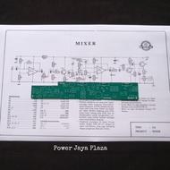 Pcb Mixer AP-116 Oriental dilengkapi rangkaian VU booster