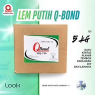 Q Bond HQ-216 PVAC White Glue 5kg Contents | Wood and Paper Glue | Multipurpose Glue | DIY DIY DIY