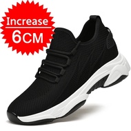 Men Sneakers Casual Heightening Shoes 8cm Height Increase Shoes For Men Summer Breathable 6cm Elevat