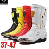 Waterproof motorcycle boots autumn winter off-road competitive racing boots for men women, anti-slip