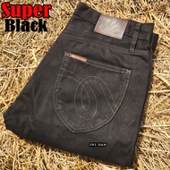 กางเกงยีนส์ผู้ชาย MC Jeans ผ้าด้าน กระดุม Super Black สีดำ กางเกงยีนส์ทรงกระบอก สินค้าพร้อมส่ง
