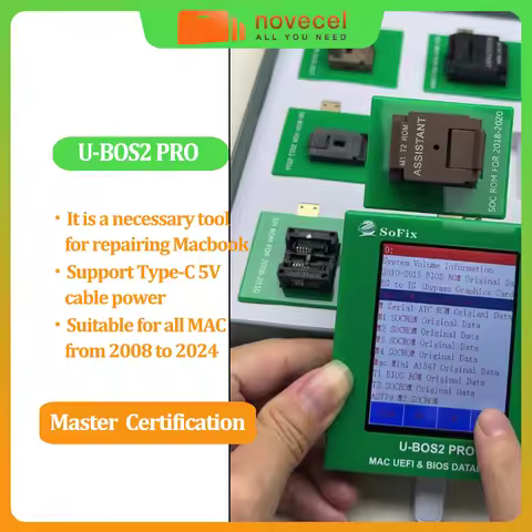 Sofix U-BOS2 Pro UEFI & BIOS Database Assistant for MacBook 2008-2024 M1 T2 M2 M3 M4 ATC ROM Chips B