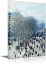 Claude Monet Boulevard Des Capucines Impressionist ศิลปะผ้าใบศิลปะสมัยใหม่บ้าน12X18นิ้ว