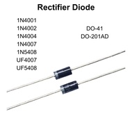 1N4007, UF4007, 1N4001, 1N4004, 1N5408 General Purpose Rectifier Diode DO-41 DO-201AD, IN4001, IN400