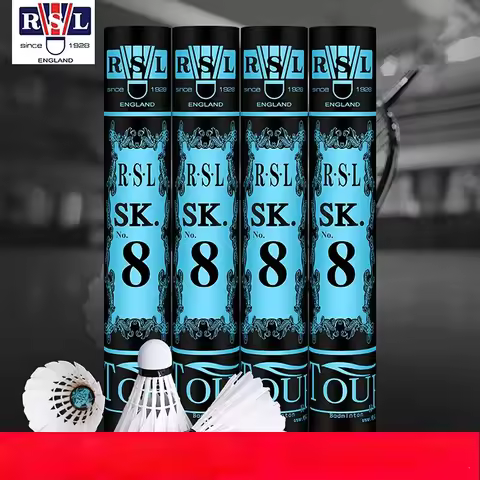 Original RSL SK8 Duck Feather Shuttlecock Badminton Shuttlecocks Ball for Training Speed 77