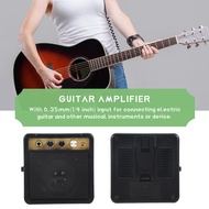 Mini Guitar Amplifier Amp Speaker 5W with 6.35mm Input 1/4 Inch Headphone Output Supports Volume Ton