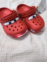 順豐到付McQueen 閃燈 crocs 麥坤 涼鞋 c8 鞋底16.5cm Crocs Lightning McQueen 兒童涼鞋