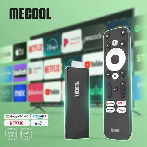 MECOOL MEgo 1 TV Stick Reltek Quad-core 8GB Google Android TV Sticks 4K Dolby Netflix TV Box 2025 Hi