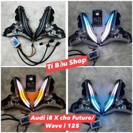 Pre-made Demi light cluster for Audi i8 X for Future/ Wave i125 (1 set as shown)