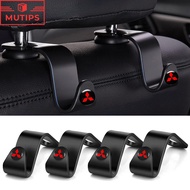 Mitsubishi Car Hanger Hooks Back Seat Organizers Rear Decoration Accessories For Lancer Pajero Outla