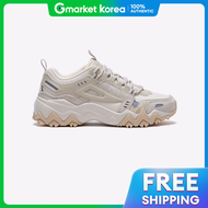 FILA | รองเทาผาใบผหญง วงออกกำลงกาย รน Oakment TR v2 สไอวอร ใสสบาย นำหนกเบา รองเทาฟตเนส รองเทาวง