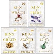 Kings of Sin Series 5 Books Collection Set By Ana Huang (King of Wrath King of Pride King of Greed K