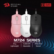 Redragon K1NG M724 Wired Gaming Mouse Kabel Optical Gaming Mouse 12400 DPI Ergonomic 42g Ultra-Light