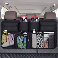 Trunk Storage Organizer Holder Car Rear Seat Boot Store Box Bag Cover Mesh Net MPV SUV Accessories
