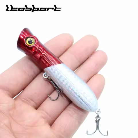 1pcs Popper Wobbler Fishing lure fit kosadaka yo zuri rod floating crankbait artificial bait peche p