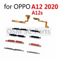 For Oppo A12 2020 A12s Flex Cable Volume Power On/off Button Switch Flex Ribbon Cable Replacement Pa