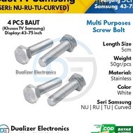 Sale Baut Bracket TV Samsung Seri NU RU Curved 43-75 Inch UHD Smart TV