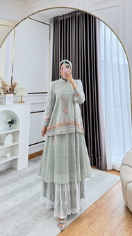 Alina gamis dress longdress Glamz original