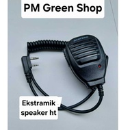 Extramic PTT External Microphone Baofeng Speaker for Walkie Talkie