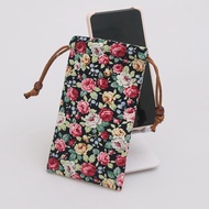 Cotton Wrist Mobile Phone Bag Wallet Female Middle-aged Elderly Drawstring Mobile Phone Bag Grocery Shopping Coin Purse Small Cosmetic