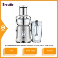 Breville Brushed Stainless Steel Juice Fountain Cold XL Juicer (1200W) BJE830