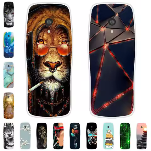For Nokia 3210 4G 2.4" Case Clear Painted Soft Silicone TPU Back Cover For Nokia 3210 2024 Shockproo