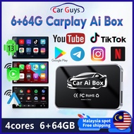 NEW 6+64GB Carplay Ai Box Carplay Car Ai Box Wireless Carplay Adapter Android box Apple Carplay Dong