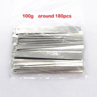 100g around 180pcs 100*7MM 0.1mm 18650 32650 Lithium Li-ion Battery Connector Nickel-plated Steel Ni
