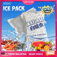 LOVIDA 300mL Self-absorption Ice Bag 5pcs Reusable Ice Pack For Frozen Foods Fruits Instant Cold Pac