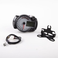 KOSO เครื่องวัดความเร็วรอบ RX2N มิเตอร์แอลซีดีมันเชื้อเพลิงรถจักรยานยนต์ดิจิตอลเครื่องวัดระยะทางปรับ