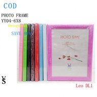 PHOTO FRAME COLORED PLASTIC 6r 6x8 inches (YY04/BD/36-6X8)