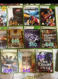 Xbox 360 game 賽車遊戲/GTA/無雙