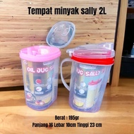Sally 2 Liter Oil Jug/ Oil Container Plastic Oil Container