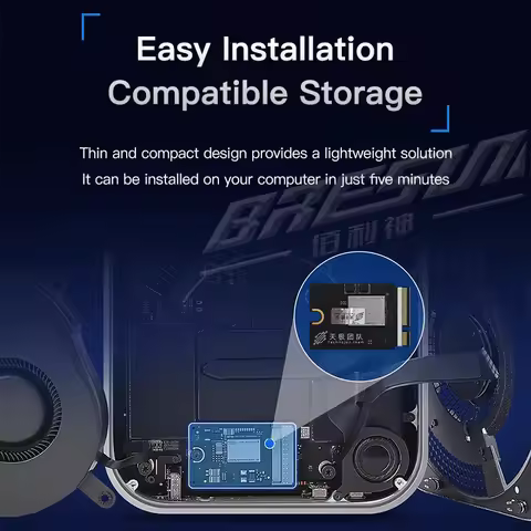 Suitable for Macmini M4 Mac expansion 1TB 2TB hard drive directly replace MINI-SSD small board